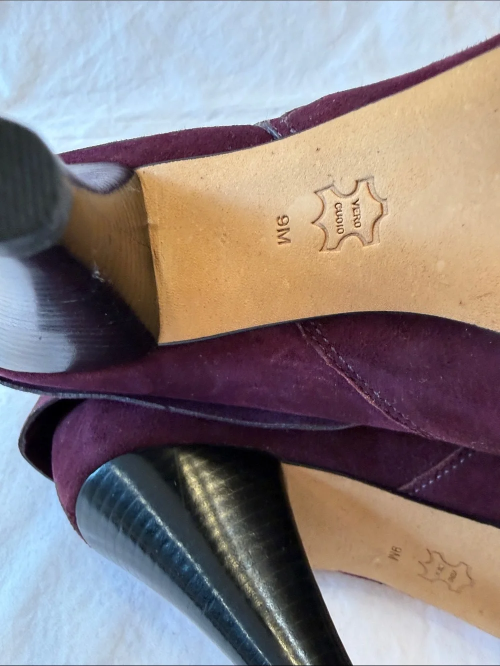 Via Spiga Women's Fold-Over Ankle Boots in Burgundy